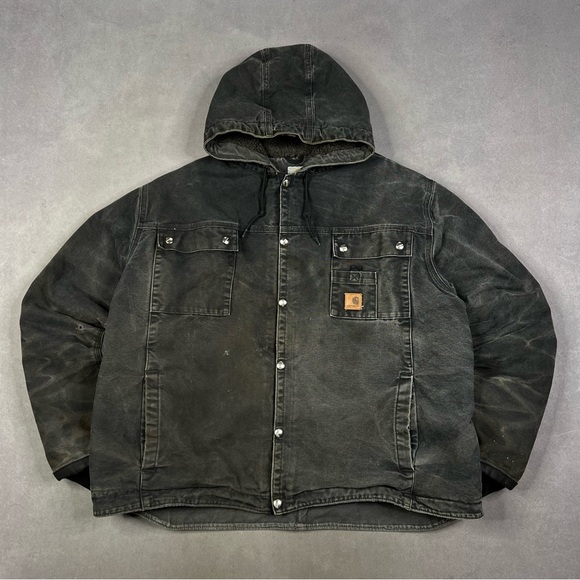 Carhartt Other - Carhartt Men's Black Hooded Work Jacket